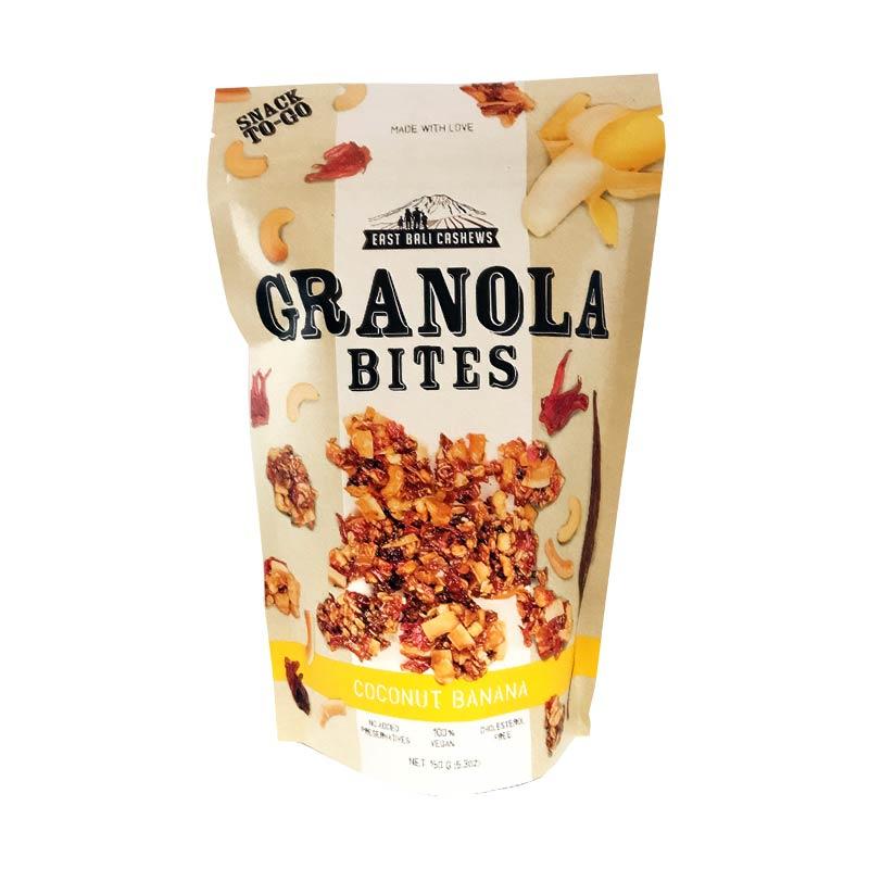 Jual East Bali Cashews Granola Bites Coconut Banana [150