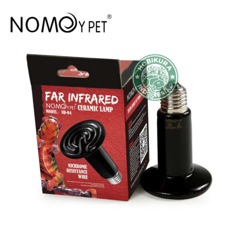 Jual Ceramic Heater Nomoy / Ceramic Lamp Nomoy 60 Watt / Heater Reptile