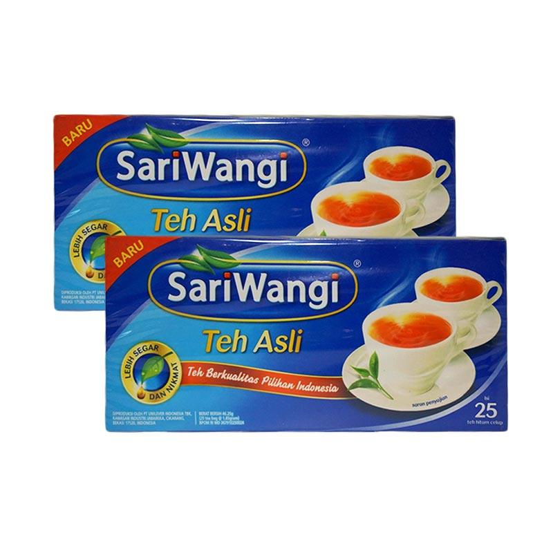 Jual Groceries - SARIWANGI Teh Asli [25 Kantong/ 1.85 g/ 2 