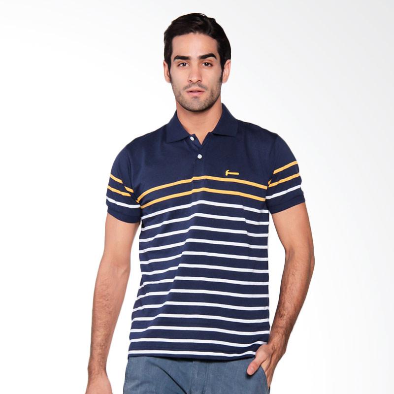 Jual Hammer  Men Stripe Mood Polo  Shirt Pria Indigo 