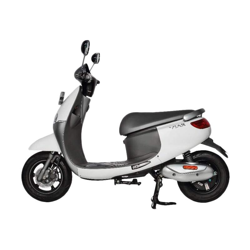  Jual  Viar Q1 Sepeda  Motor  Listrik  Milky White Online 