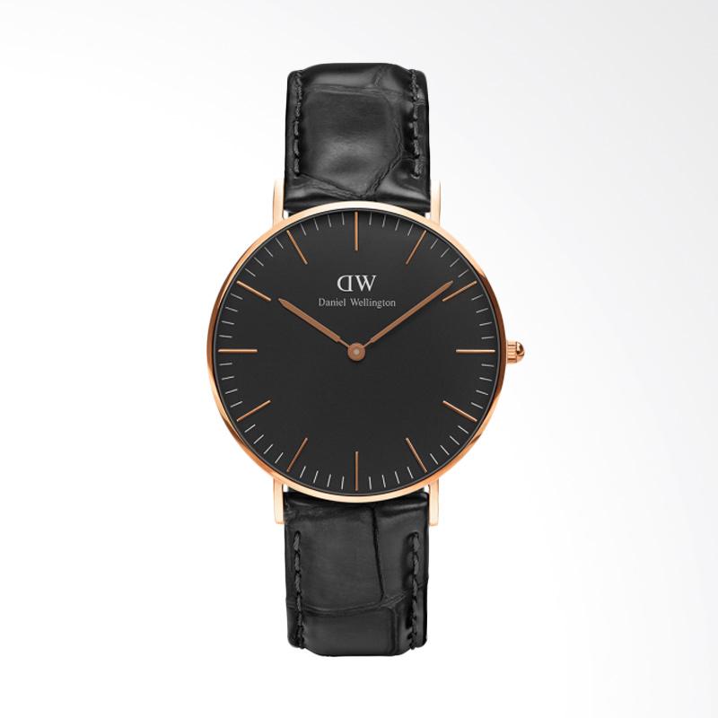 jual daniel wellington classic black reading kulit jam tangan wanita kasual gold jual daniel wellington classic black reading kulit jam tangan wanita kasual gold