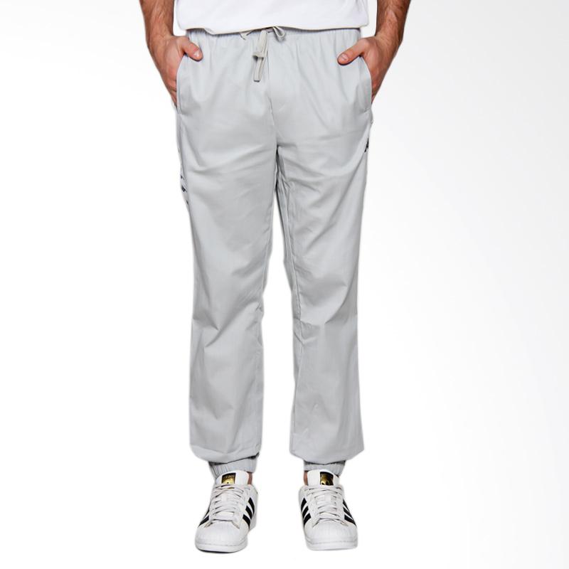 Jual Kappa Jogger Side Banda Pant Celana Olahraga Pria - Grey - L Grey