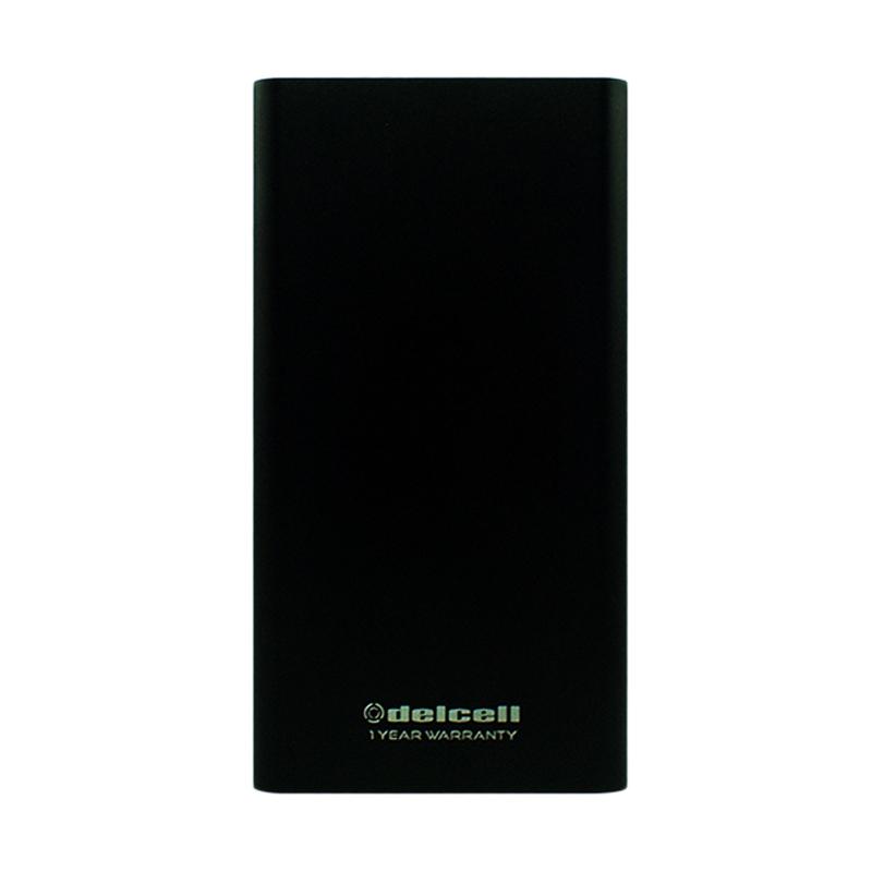jual delcell neo slim powerbank black 10000 mah real jual delcell neo slim powerbank black 10000 mah real