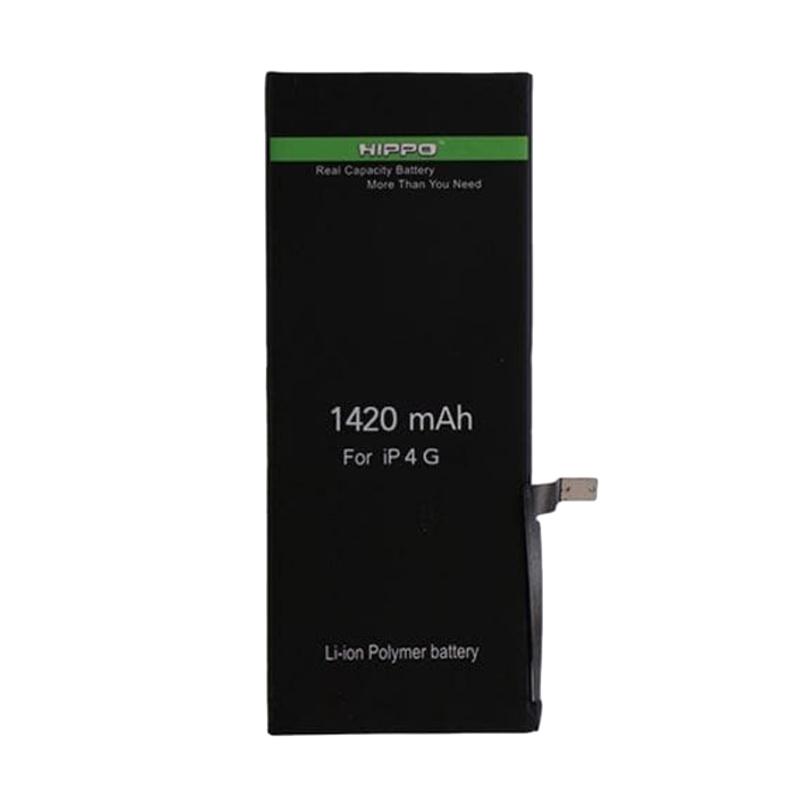 jual hippo battery for iphone 4g 1430 mah premium cell jual hippo battery for iphone 4g 1430 mah premium cell