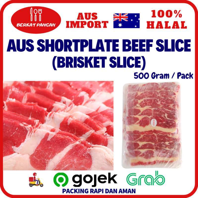 Jual AUS Beef Slice / Brisket Yakiniku Slice di Seller Berkat Pangan