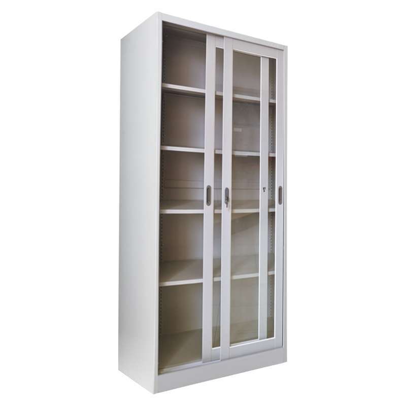 Jual Lemari Besi 5 Rak Pintu Kaca Geser di Seller Toko KuantaCendikia ...
