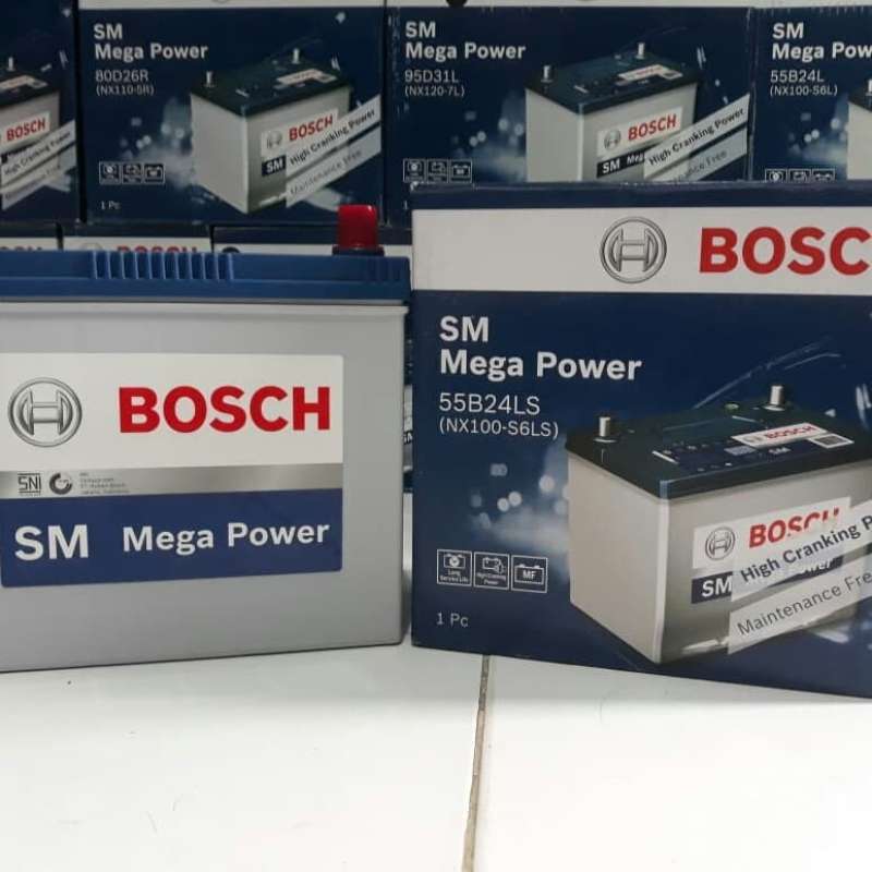 Jual Aki Mobil Toyota Yaris, New Vios Ns60ls / 55b24ls Bosch Aki Kering