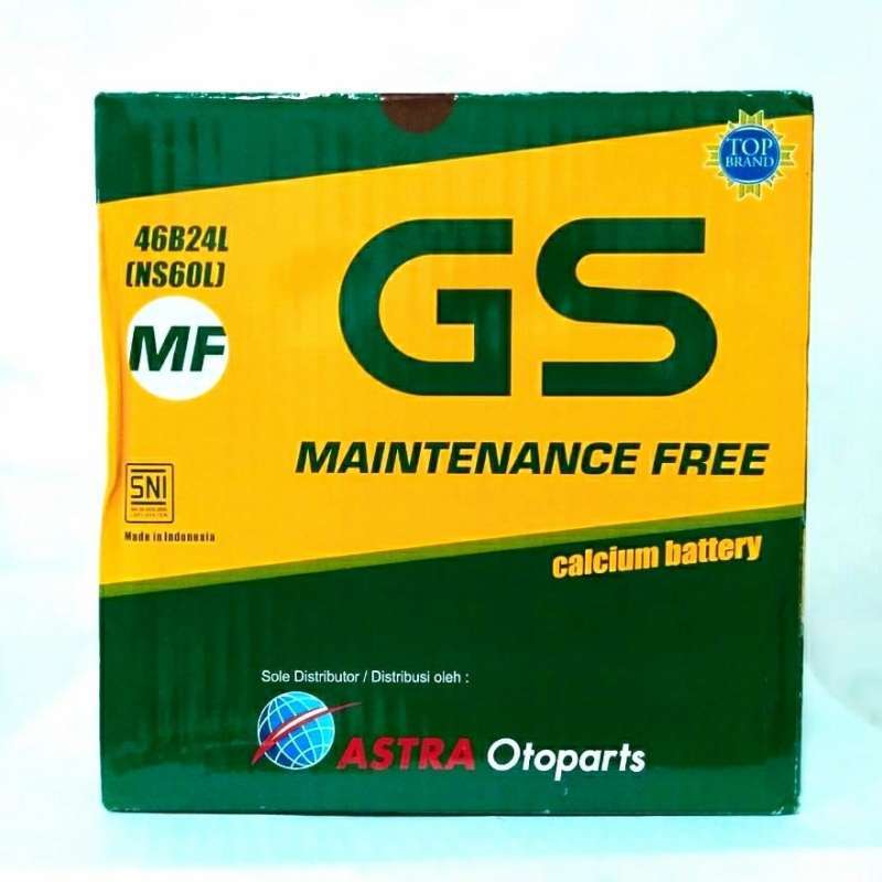 Jual Aki mobil Nissan March NS60L GS Astra MF (aki kering) di Seller