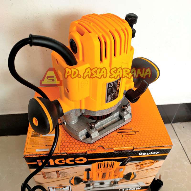 Jual Mesin Router 6mm 8mm 1/4 Ingco Trimmer Profil Besar Kayu Listrik ...
