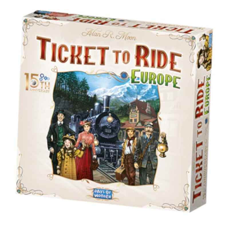 Jual Ticket To Ride Europe 15th Anniversary Board Game Di Seller