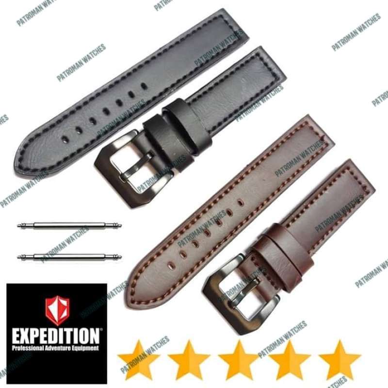 Promo STRAP TALI JAM TANGAN EXPEDITION KULIT LEATHER UNIVERSAL 20MM