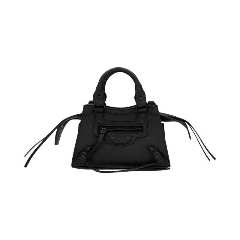 Jual Balenciaga Neo Classic Nano Top Handle Bag Smooth All Black di