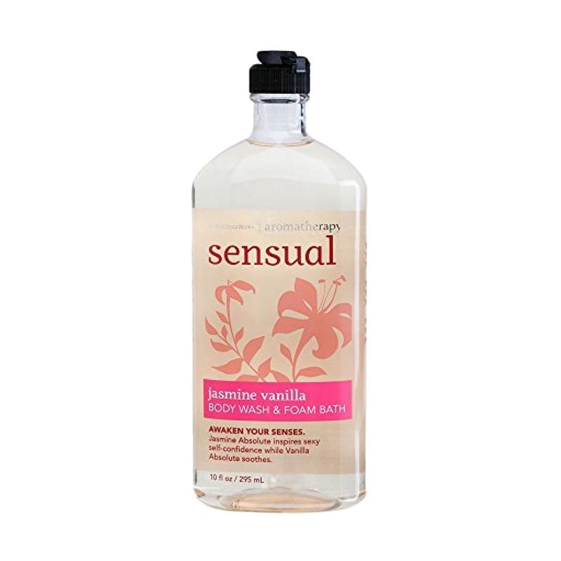 Jual Bath & Body Works Sensual Jasmine Vanilla Body Wash & Foam Bath