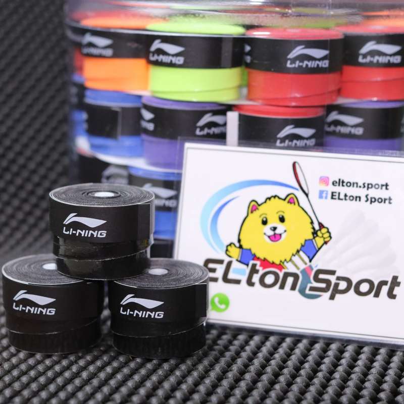 Jual GRIP LINING GP 20 HITAM RAKET BADMINTON BULUTANGKIS di Seller ...