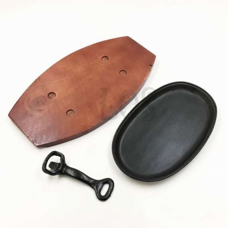 Jual Hot Plate Steak Sunrise (oval kecil) di Seller LatopiaStore Wanajaya, Kab. Bekasi Blibli