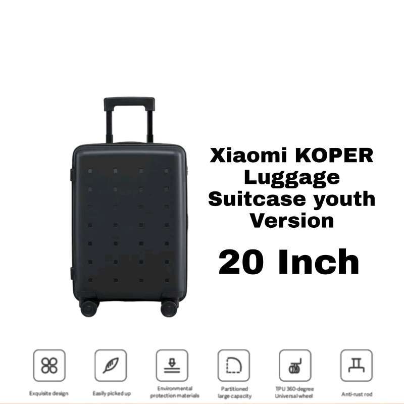 Jual Xiaomi Suitcase Luggage Cabin Koper 20 Inch Hitam 20Inch di Seller GARA GADGET Grogol