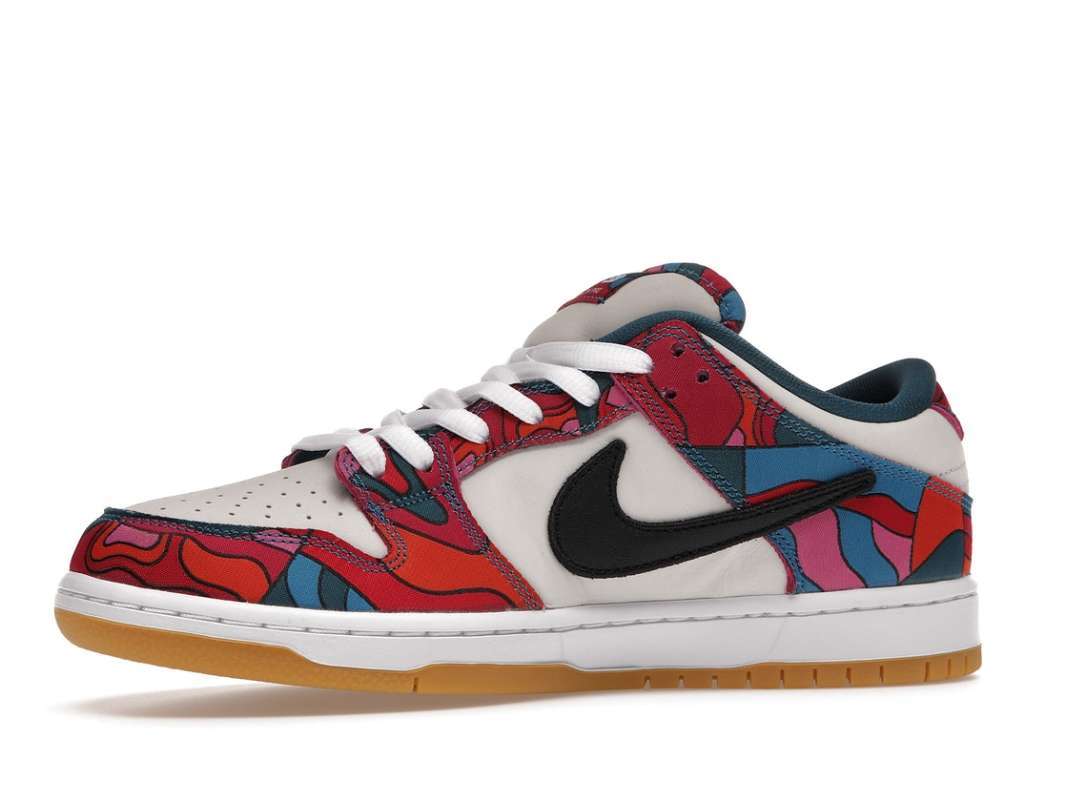 sb parra dunk low pro abstract art