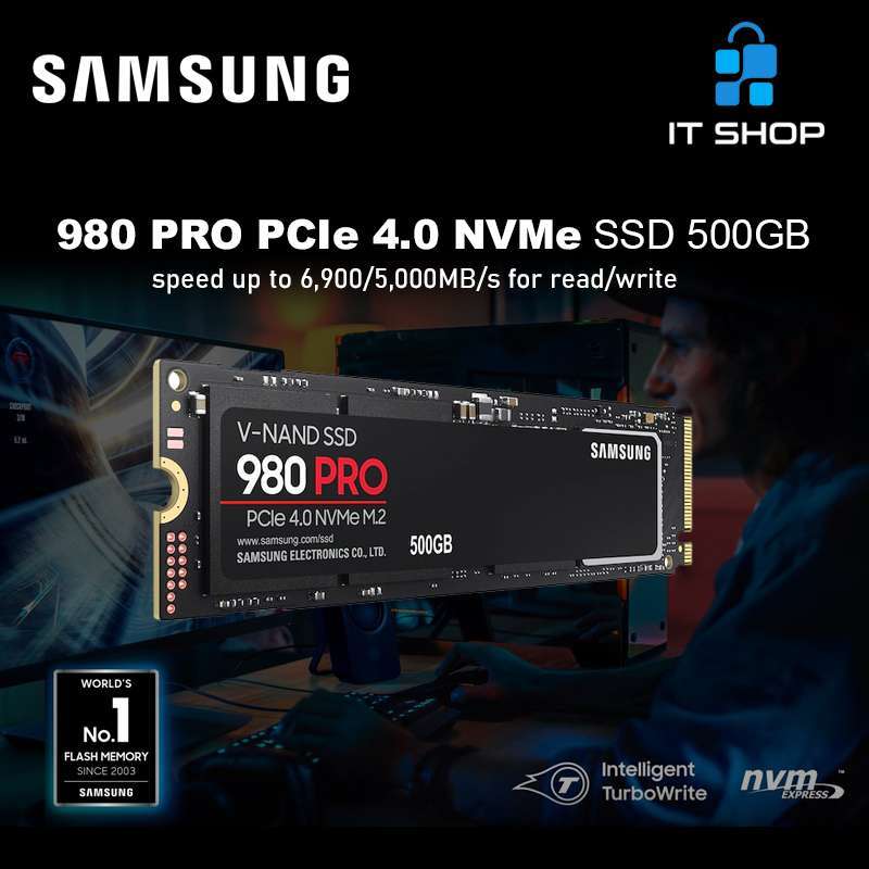 Jual samsung 980 pro pcie 4 0 nvme ssd 500gb di seller it shop