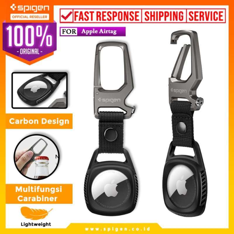 Jual Case Apple AirTag Spigen Rugged Armor Gantungan Kunci TPU Casing