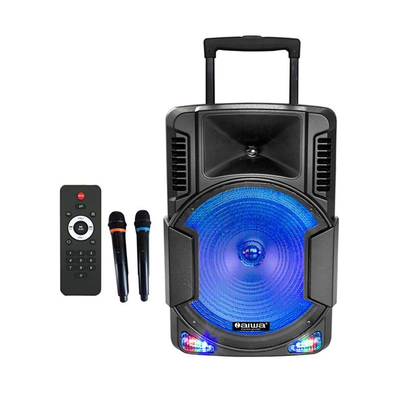 Jual Aiwa WAS-112LVB Bluetooth & Echo Portable Speaker