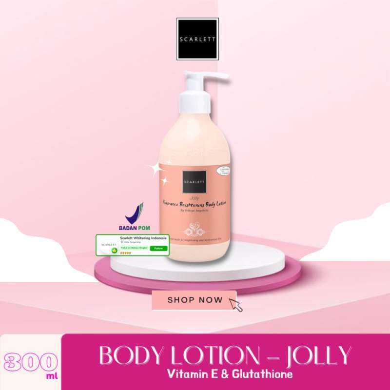 Jual SCARLETT WHITENING BODY LOTION JOLLY ORIGINAL SCARLETT di Seller