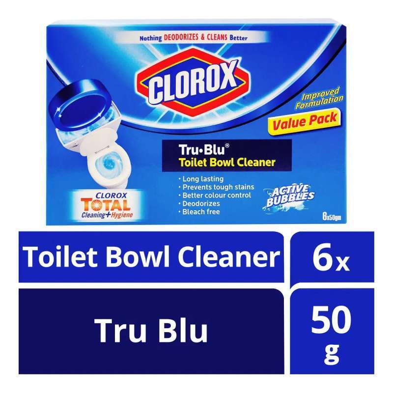 Jual Clorox Toilet Bowl Cleaner Tablets Tru Blu 6sX50g di Seller