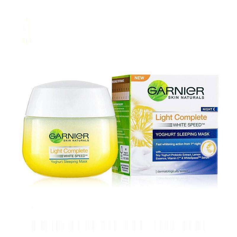Promo Garnier Light Complete White Speed Yogurt Sleeping Mask Night