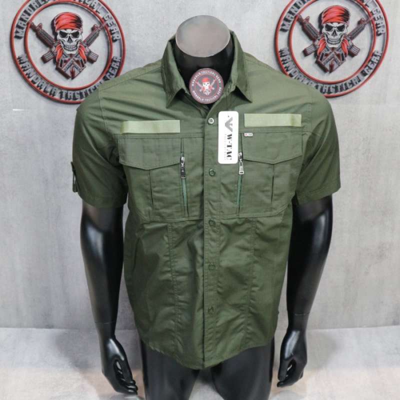 Promo FREE ONGKIR Kemeja Tactical Lengan Pendek / Kemeja Waytac Kemeja