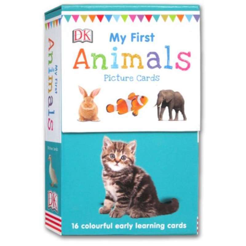 Jual DK My First Animals Picture Cards (16 Colourful Early Leaning ...