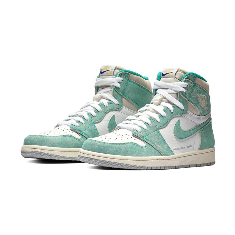 Jual NIKE Air Jordan 1 Retro High Turbo Green Sepatu Sneaker Pria [555088-311] - 44 02 Green di 