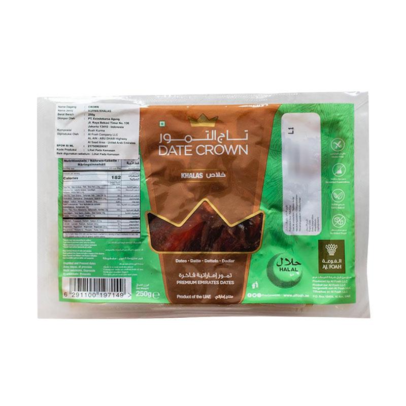 Jual Date Crown Khalas Thermo Kurma [250 G] Terbaru Juni 2021 | Blibli