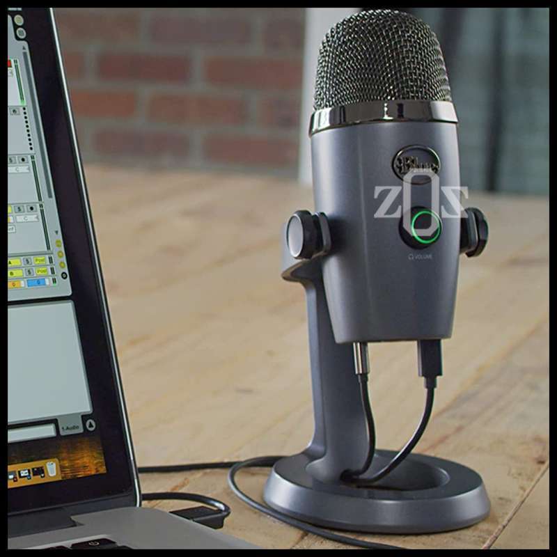 Jual Mic Microphone Yeti Blue Nano USB Condenser Professional Sound