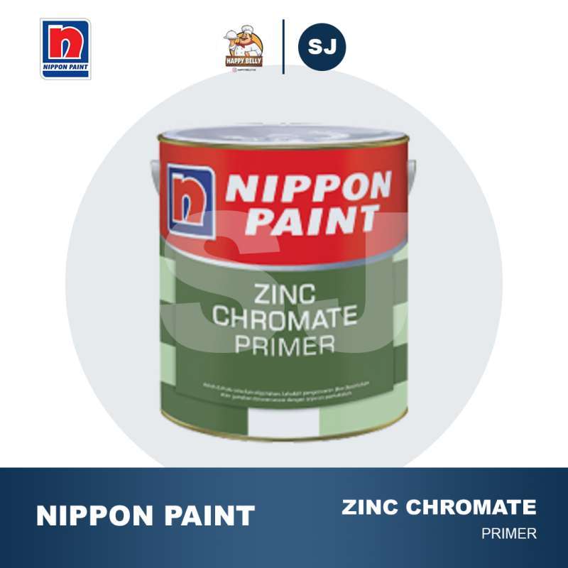 Jual Cat Besi Anti Karat Nippon Zinc Chromate Primer Meni Besi 5kg