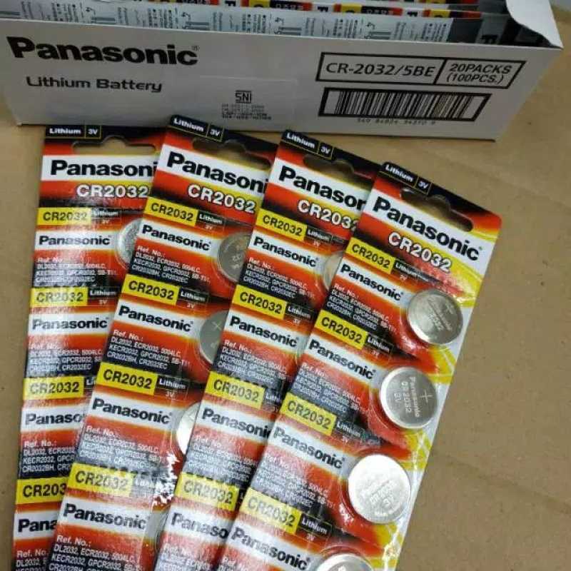 Jual Baterai/Battery/Batre Jam Kancing Cr2032 Panasonic Original