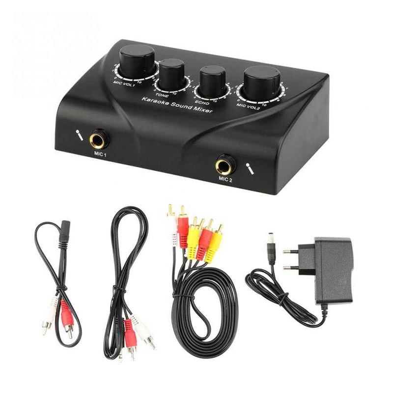 Jual Enable Electronics Td020 Professional Karaoke Echo Tone Audio Mixer Di Seller Zifau Shop