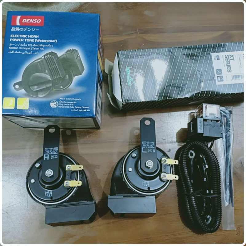 Jual Paket Klakson Keong Mobil Denso Waterproof Dan Relay Klakson Mx