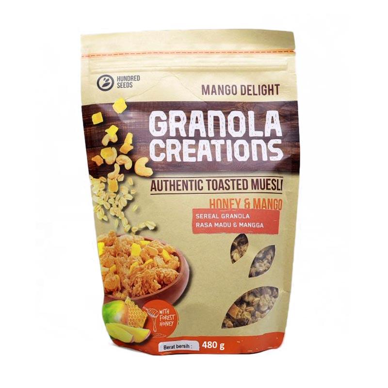 Jual GRANOLA CREATIONS Honey & Mango Sereal [480 g] di Seller Papaya