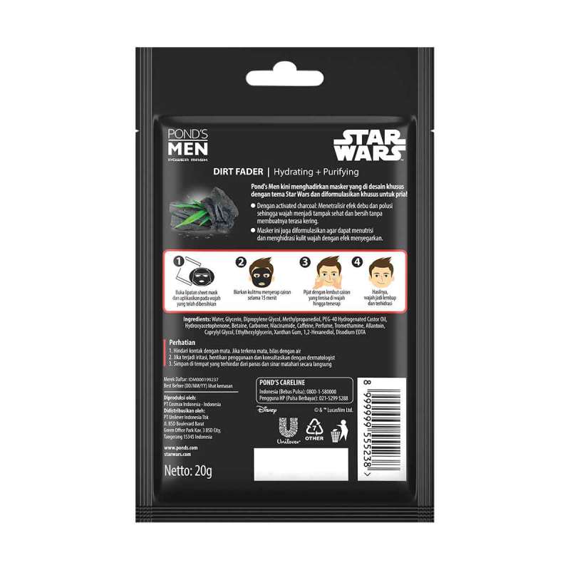 Jual Paket Pond's Men Star Wars Oil Blaster Sabun Wajah