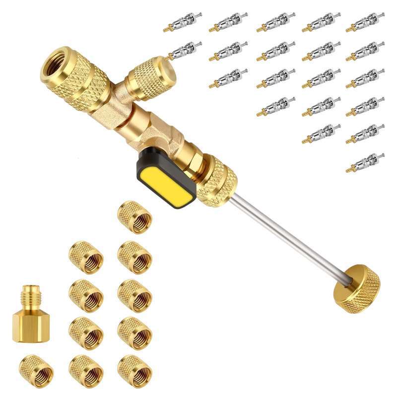 Promo Valve Core Remover Kits for Refrigerant Air Conditioner 32 Pieces