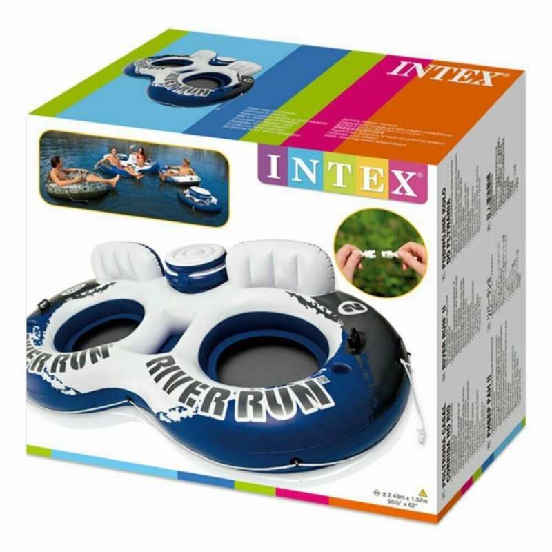 Jual Intex 58837 river run 2 ban bulat double original di Seller ...