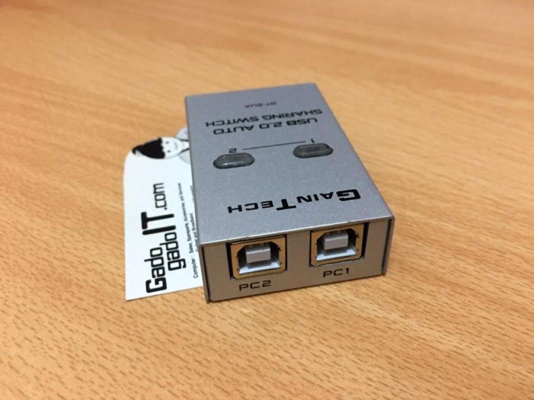 Jual Gaintech Usb Sharing Switch 2 Port Usb 2.0 Auto Switch Printer