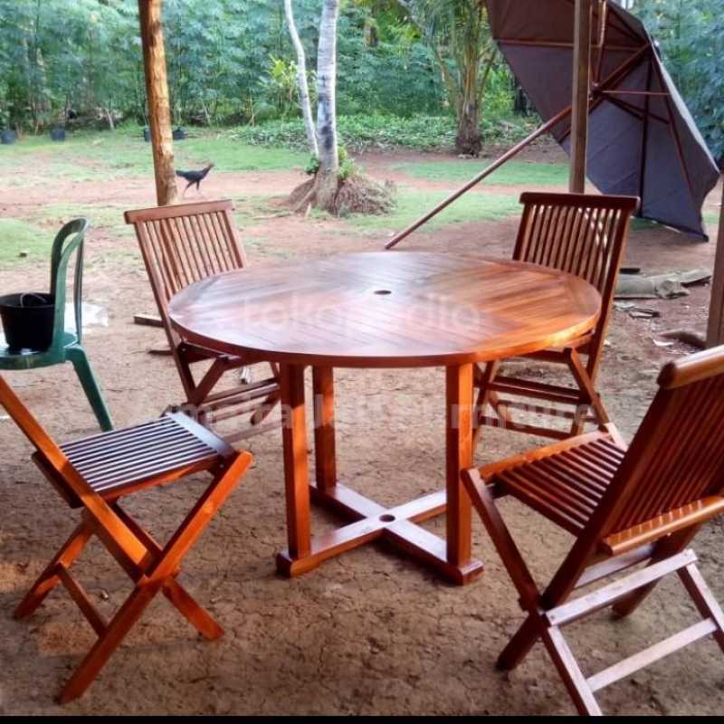 Jual tenda payung taman/meja dan kursi lipat di Seller Almaira Jati