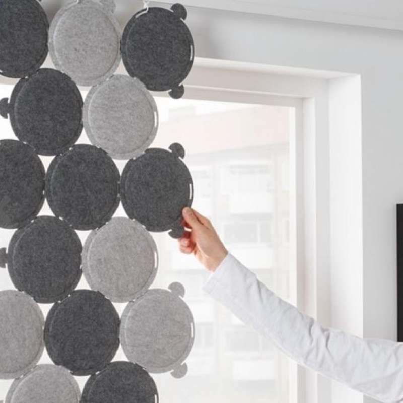 Panel Peredam Jual Tirai Panel Peredam Suara Fleksible 15 Bola Panel_abu Abu Di ...