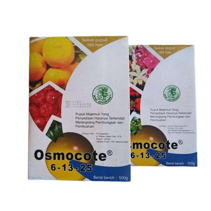 Jual Pupuk Osmocote Dekastar 6 13 25 500 Gram Bunga Dan Buah Di Seller