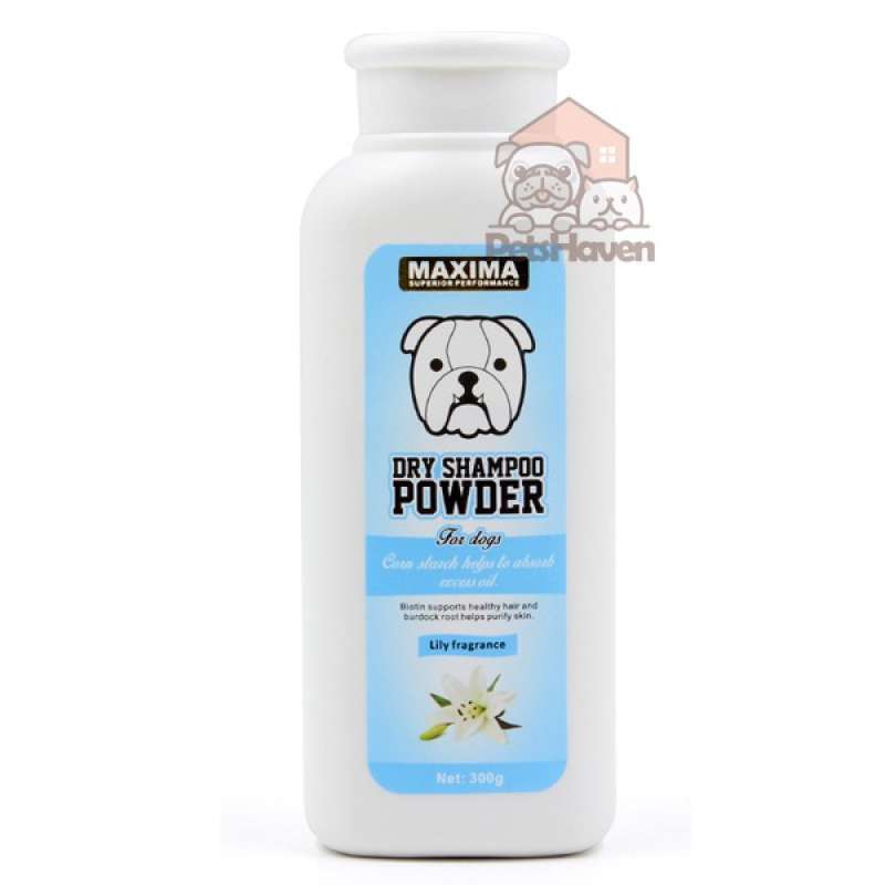 Promo Maxima Lily Dog Dry Shampoo Powder Bunga Lily Bedak tabur Anjing