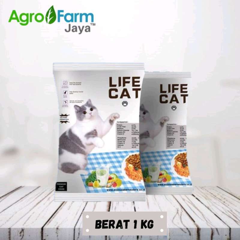 Jual Life Cat Life Cat Dry Food 1 Kg Makanan Kucing Kering Setara Maxi ...