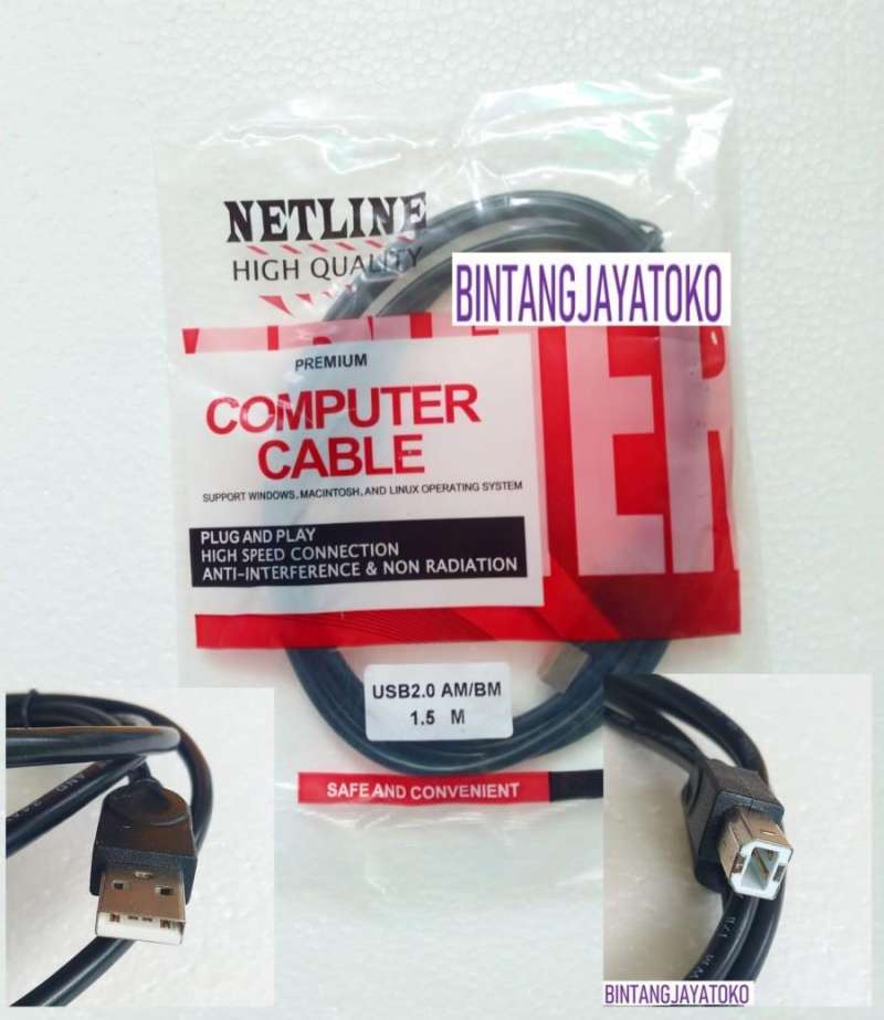 Jual Kabel Data Arduino Usb A To Usb B 1.5M di Seller bintang jayatoko ...