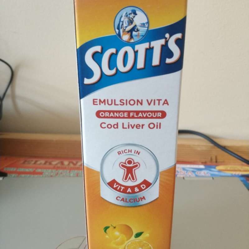 Jual Scott'S Emulsion Gsk Vitamin& Multivitamin Dus Botol 200 Ml di