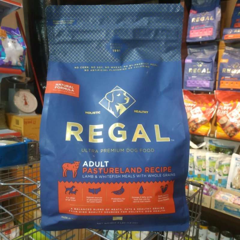 Jual Dogfood kering Regal Holistic Postureland Recipe Lamb 1,8kg di